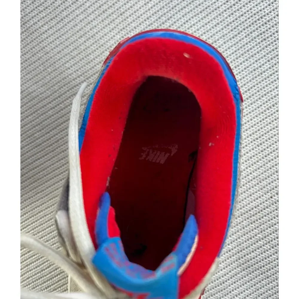 Nike Air Force 1 Shadow CU8591-100 Sail Photo Blue Red Sneakers Women’s 6.5